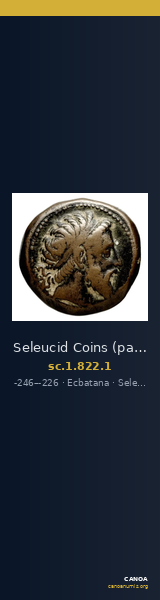 Seleucid Coins (part 1) 822.1 — CANOA