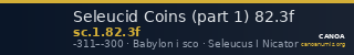 Seleucid Coins (part 1) 82.3f — CANOA
