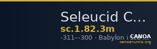 Seleucid Coins (part 1) 82.3m — CANOA