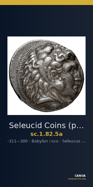 Seleucid Coins (part 1) 82.5a — CANOA