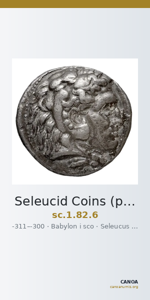 Seleucid Coins (part 1) 82.6 — CANOA