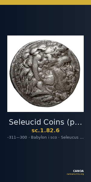 Seleucid Coins (part 1) 82.6 — CANOA