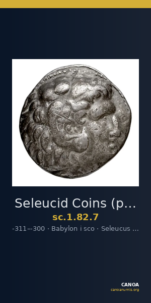 Seleucid Coins (part 1) 82.7 — CANOA