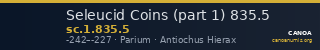 Seleucid Coins (part 1) 835.5 — CANOA