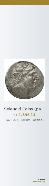 Seleucid Coins (part 1) 836.13 — CANOA