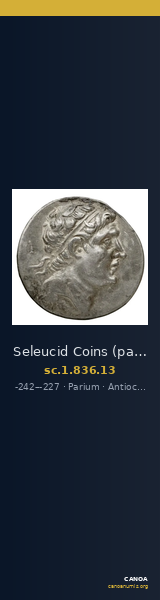 Seleucid Coins (part 1) 836.13 — CANOA
