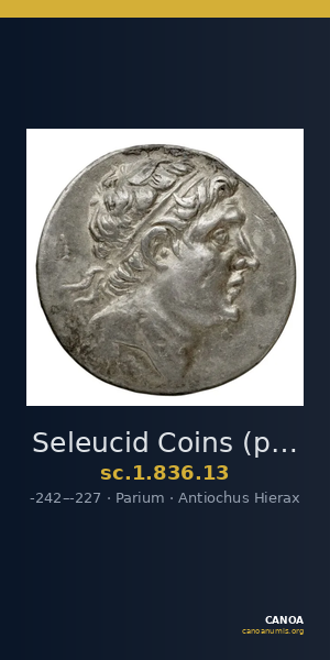 Seleucid Coins (part 1) 836.13 — CANOA