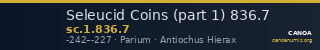 Seleucid Coins (part 1) 836.7 — CANOA