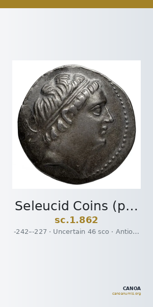 Seleucid Coins (part 1) 862 — CANOA