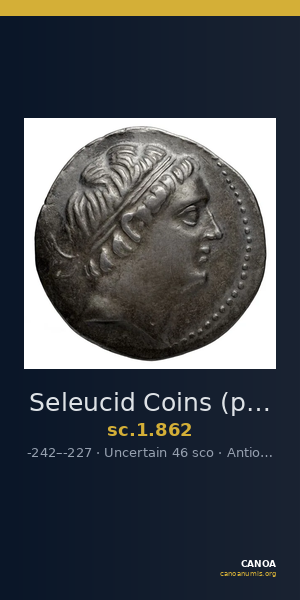 Seleucid Coins (part 1) 862 — CANOA