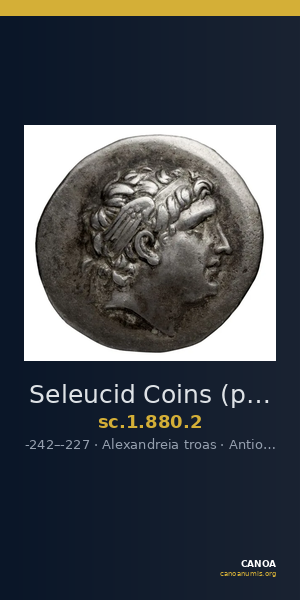Seleucid Coins (part 1) 880.2 — CANOA