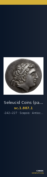 Seleucid Coins (part 1) 887.1 — CANOA