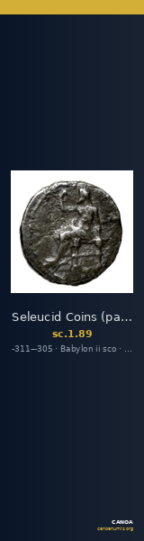 Seleucid Coins (part 1) 89 — CANOA