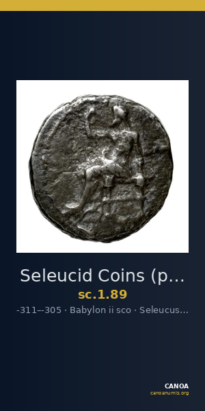 Seleucid Coins (part 1) 89 — CANOA