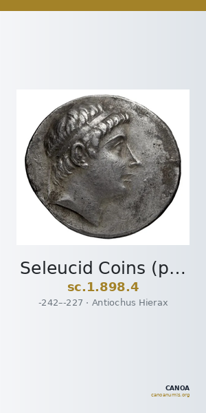 Seleucid Coins (part 1) 898.4 — CANOA