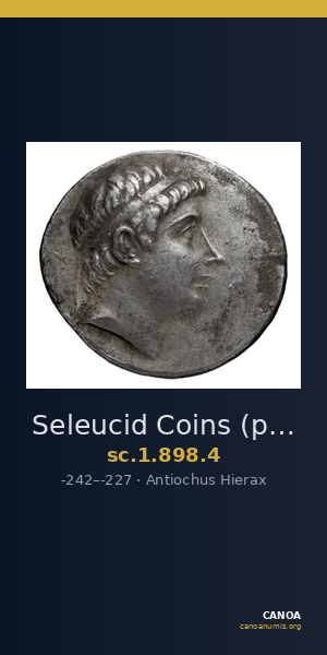 Seleucid Coins (part 1) 898.4 — CANOA