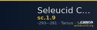 Seleucid Coins (part 1) 9 — CANOA