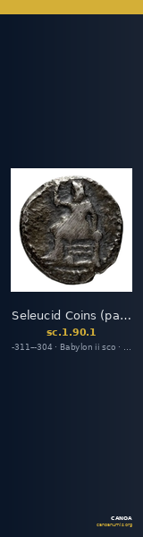 Seleucid Coins (part 1) 90.1 — CANOA