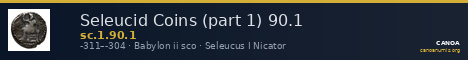 Seleucid Coins (part 1) 90.1 — CANOA