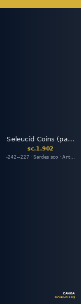 Seleucid Coins (part 1) 902 — CANOA