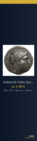 Seleucid Coins (part 1) 907c — CANOA