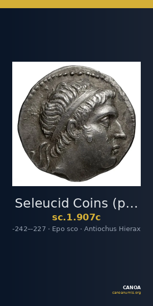 Seleucid Coins (part 1) 907c — CANOA