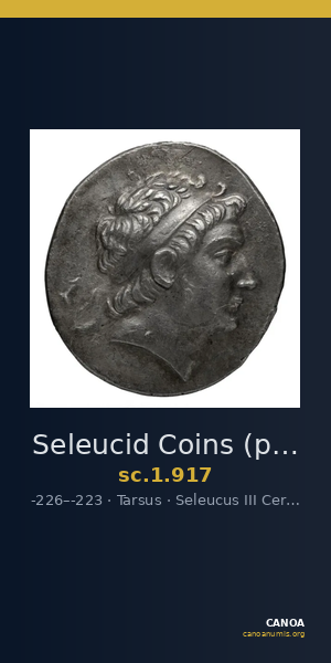 Seleucid Coins (part 1) 917 — CANOA