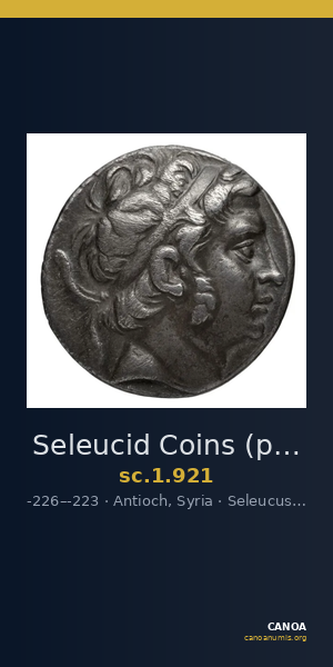 Seleucid Coins (part 1) 921 — CANOA