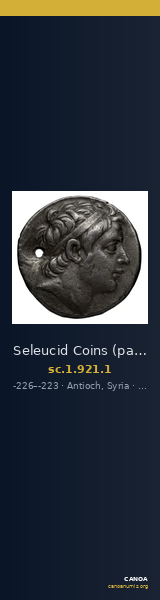 Seleucid Coins (part 1) 921.1 — CANOA