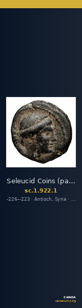 Seleucid Coins (part 1) 922.1 — CANOA