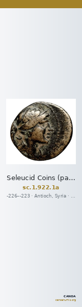 Seleucid Coins (part 1) 922.1a — CANOA
