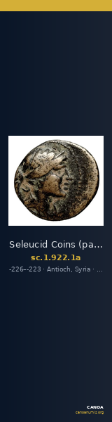 Seleucid Coins (part 1) 922.1a — CANOA