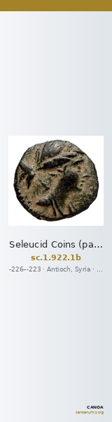 Seleucid Coins (part 1) 922.1b — CANOA