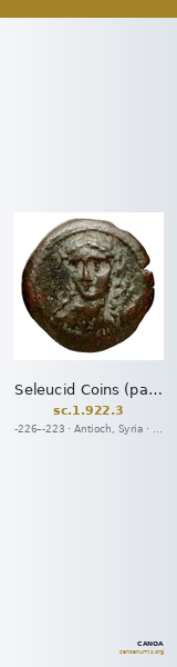 Seleucid Coins (part 1) 922.3 — CANOA