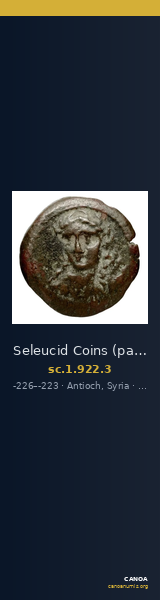 Seleucid Coins (part 1) 922.3 — CANOA