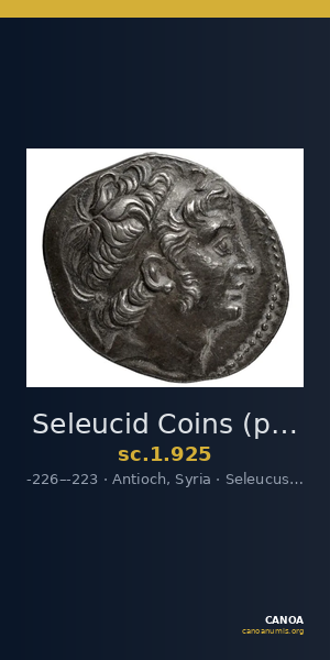 Seleucid Coins (part 1) 925 — CANOA