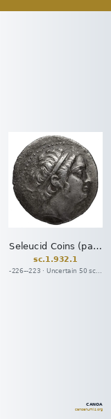 Seleucid Coins (part 1) 932.1 — CANOA