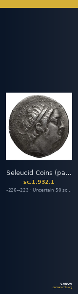 Seleucid Coins (part 1) 932.1 — CANOA