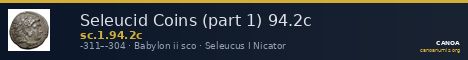Seleucid Coins (part 1) 94.2c — CANOA