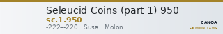 Seleucid Coins (part 1) 950 — CANOA