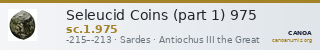 Seleucid Coins (part 1) 975 — CANOA