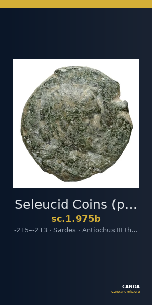Seleucid Coins (part 1) 975b — CANOA