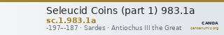 Seleucid Coins (part 1) 983.1a — CANOA