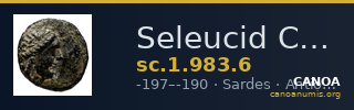 Seleucid Coins (part 1) 983.6 — CANOA