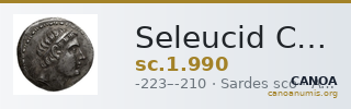 Seleucid Coins (part 1) 990 — CANOA
