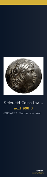 Seleucid Coins (part 1) 998.3 — CANOA