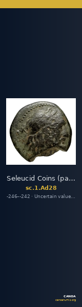 Seleucid Coins (part 1) Ad28 — CANOA