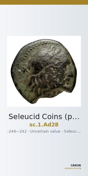 Seleucid Coins (part 1) Ad28 — CANOA
