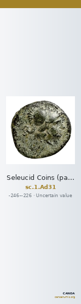 Seleucid Coins (part 1) Ad31 — CANOA