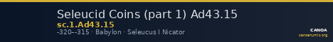 Seleucid Coins (part 1) Ad43.15 — CANOA